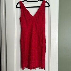 Anthropologie (Maeve) Red Cocktail Dress, 6P